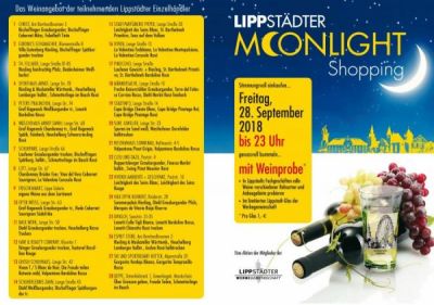 Weinliste Moonlight Shopping 28.09.2018