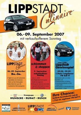 Lippstadt Culinaire vom 6. – 9. September 2007