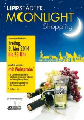 Moonlight-Shopping am 9. Mai bis 22.00 Uhr
