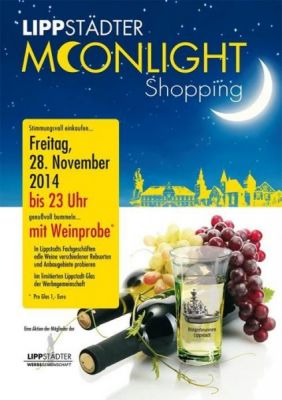 Moonlight-Shopping am 28.11.2014 bis 23 Uhr