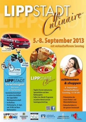Lippstadt Culinaire vom 5. - 8. September