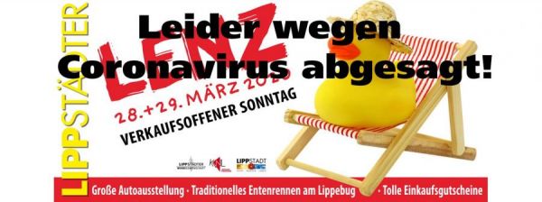 Absage des Lippstädter Lenz 2020